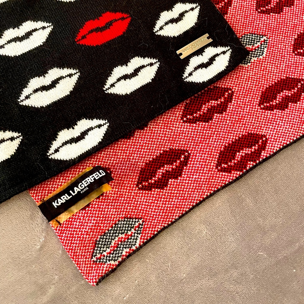 💋💋💋 Karl Lagerfeld scarf
